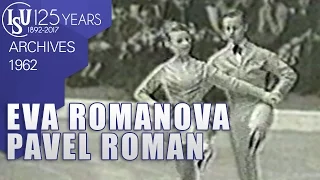 Eva Romanova and Pavel Roman (CSR) - World Championships Prague 1962 - ISU Archives