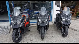 KYMCO DT X360 Unboxing and walk around all colors