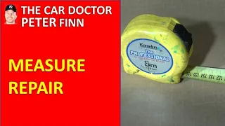 How to repair Stuck metal Tape Measure? Three issues...