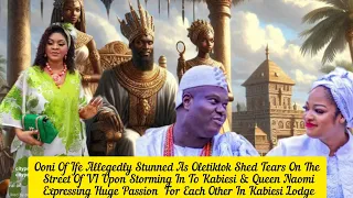 Ooni Of Ife Allegedly Stunned As Oletiktok Shed Tears On The Street Of VI Queen Naomi 🧐