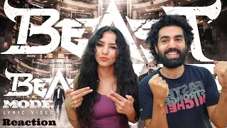 🇮🇳 BEAST MODE ON!! 🔥🔥 | Beast Mode - Official Lyric Video (REACTION!!) | Beast | Thalapathy Vijay