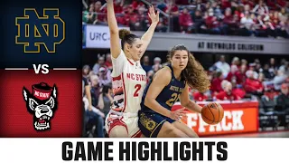 Notre Dame vs. NC State Women's Basketball Highlights (2022-23)