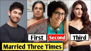 15 Bollywood Celebs Who Married 3 Times & More | Aamir Khan, Sanjay Dutt, Kabir Bedi, Karan Singh