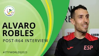 Alvaro Robles Post-Round of 64 Interview | #ITTFWorlds2023