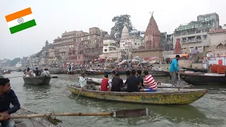 VARANASI, INDIA BOAT AND WALKING TOUR (4K)