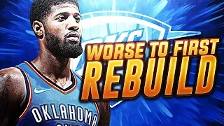 2019 WORST 2 FIRST REBUILD CHALLENGE! NBA 2K18