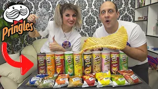 Толик Vs Лена. УГАДАЙ ВКУС ЧИПСОВ  Pringils и ПОЛУЧИ 600$ // Crazy Life