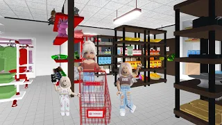 Taking My Kids To TARGET! *-$300* Bloxburg Role-play w/ Voice