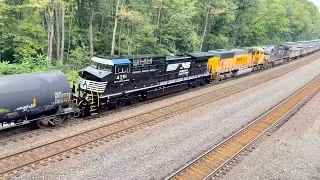 An Excellent Day on the West Slope of the Allegheny Mountains! - NS Pittsburgh Line