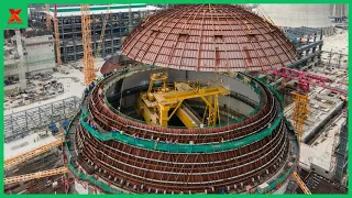 Mega Construction Project. Building Process Of Nuclear Power Plant With Capacity Of 2.4 GWe- $12.65B