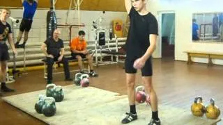 Илья Афанасьев рывок 27 кг 80+70 за 7мин 50сек