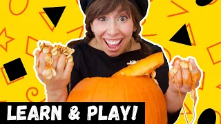 Pumpkin Carving Halloween Activity for Kids! | Learning Shapes with Bri Reads