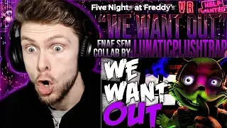 Vapor Reacts #944 | [SFM COLLAB] FNAF VR SONG ANIMATION "We Want Out" by LunaticPlushtrap REACTION!!