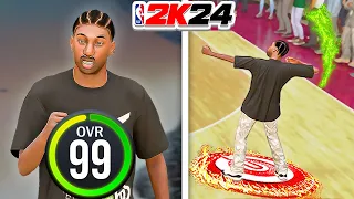 I HIT 99 OVERALL & Became IMMORTAL In NBA 2k24