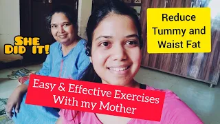 I made my Mother do Exercises, She never Tried Before! |  Easy and effective workout for elderly