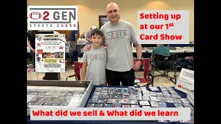 Selling at our 1st Card Show