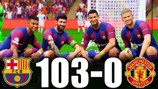 FIFA 23 | RONALDO, MESSI, MBAPPE, NEYMAR, ALL STARS | Barcelona 103-0 Man UTD | UCL | PS5 4K 60FPS