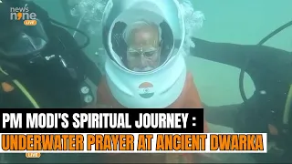 PM Modi's Spiritual Journey: Underwater Prayer at Ancient Dwarka