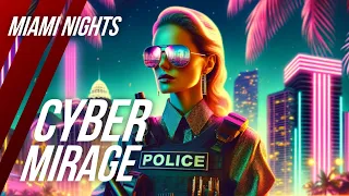 🎧 Miami Nights "Cyber Mirage": Zugriff im Viertel | Royalty-Free Musik 🔥