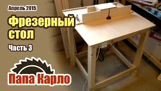 Фрезерный стол своими руками. Часть 3 - Тумба | Столярная мастерская