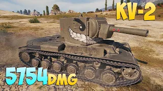 Iron fist! KV-2 - #shorts #wot #worldoftanks