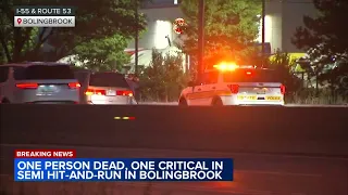 I-55 hit-and-run leaves 1 pedestrian dead, 1 injured in Bolingbrook