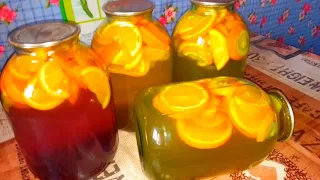 Апельсиновое мохито на зиму! Апельсиновый компот! 🍊