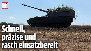 Deutsche Haubitzen feuern auf Russen-Stellungen | Ukraine-Krieg