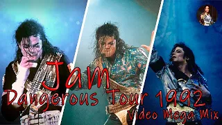 Michael Jackson - Jam - Dangerous World Tour 1992 Video Mega Mix