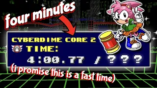 speedrunning cyberdime's most grueling level (cyberdime core 2 in 4:00.77)