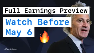 Everything You Need To Know Before Palantir Q1 Earnings & My Predictions!🚨