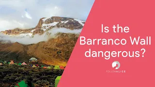 Is the Barranco Wall dangerous? | Mount Kilimanjaro 4K | Follow Alice