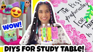 Study Table DIY Decoration Ideas!💕🤩✨️ | Riya's Amazing World