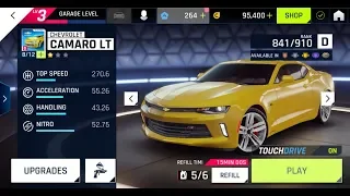 Asphalt 9 Legends : Chevrolet Camaro LT in Multiplayer (Rank 841-Tuning 5555)