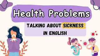 Common Health Problems & Issues In English | ESL Kids Vocabulary For Beginners With Pictures