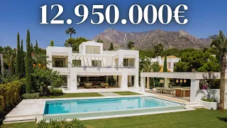 Inside a (13.7MM) Brand New Luxurious Villa with Spectacular & high-end Interior Design | Marbella