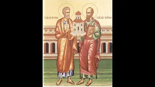 Troparul Sfinților Apostoli Petru și Pavel