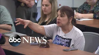 Uvalde families demand answers from City Council during heated hearing l ABC News