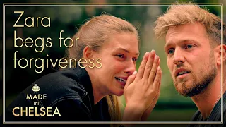 Zara asks for forgiveness in this HEARTBREAKING scene | Made in Chelsea