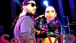 Setor VIP : : Anitta e Maluma cantam "Sim ou Não" em São Paulo (30/04/17).