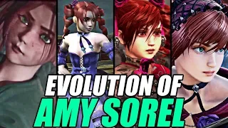 Evolution of Amy Sorel from SoulCalibur (2002-2018)