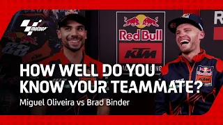 Miguel Oliveira vs Brad Binder ⚔️ | How well do you know your teammate?