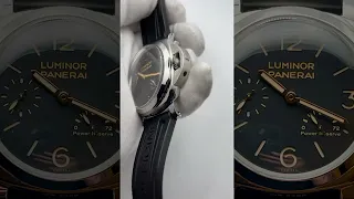 Panerai Luminor 1950 3 Days 47MM Black Dial Textile Strap (PAM 00423)