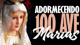 ADORMECENDO COM 100 AVE MARIAS - Poderosa oração contra insônia