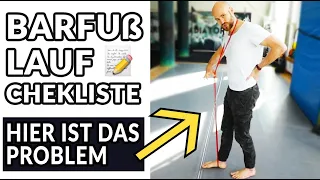 BARFUß LAUF 2 Punkte Checkliste - Barfußschuhe wirklich gesund? Wie richtig laufen?