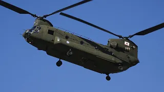 CH-47 Chinook fly by at San Carlos Airport HeliFest 2011