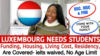 Luxembourg Is Calling | Luxembourg Needs International Students |Move With Your Family To Luxembourg