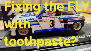 Can Toothpaste fix my FLY slotcat ? #slotcarsareback #slotcars #hobbies #slotracing #132 #Renault