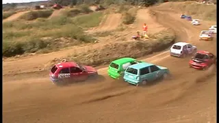 Autocross Uelzen August 2016/3-ter Vorlauf Klasse 1 mit Überschlag