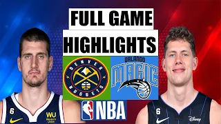 Denver Nuggets vs Orlando Magic  FULL Game Highlight |January 15 2023 NBA